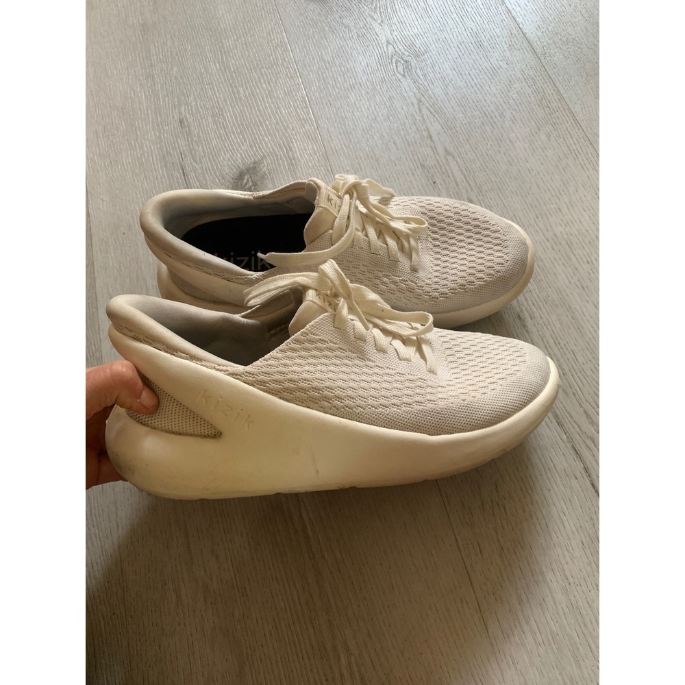 Kizik Lima Slip On Sneakers Cream Off White Womens 9 Mens 7.5‎ G3FC